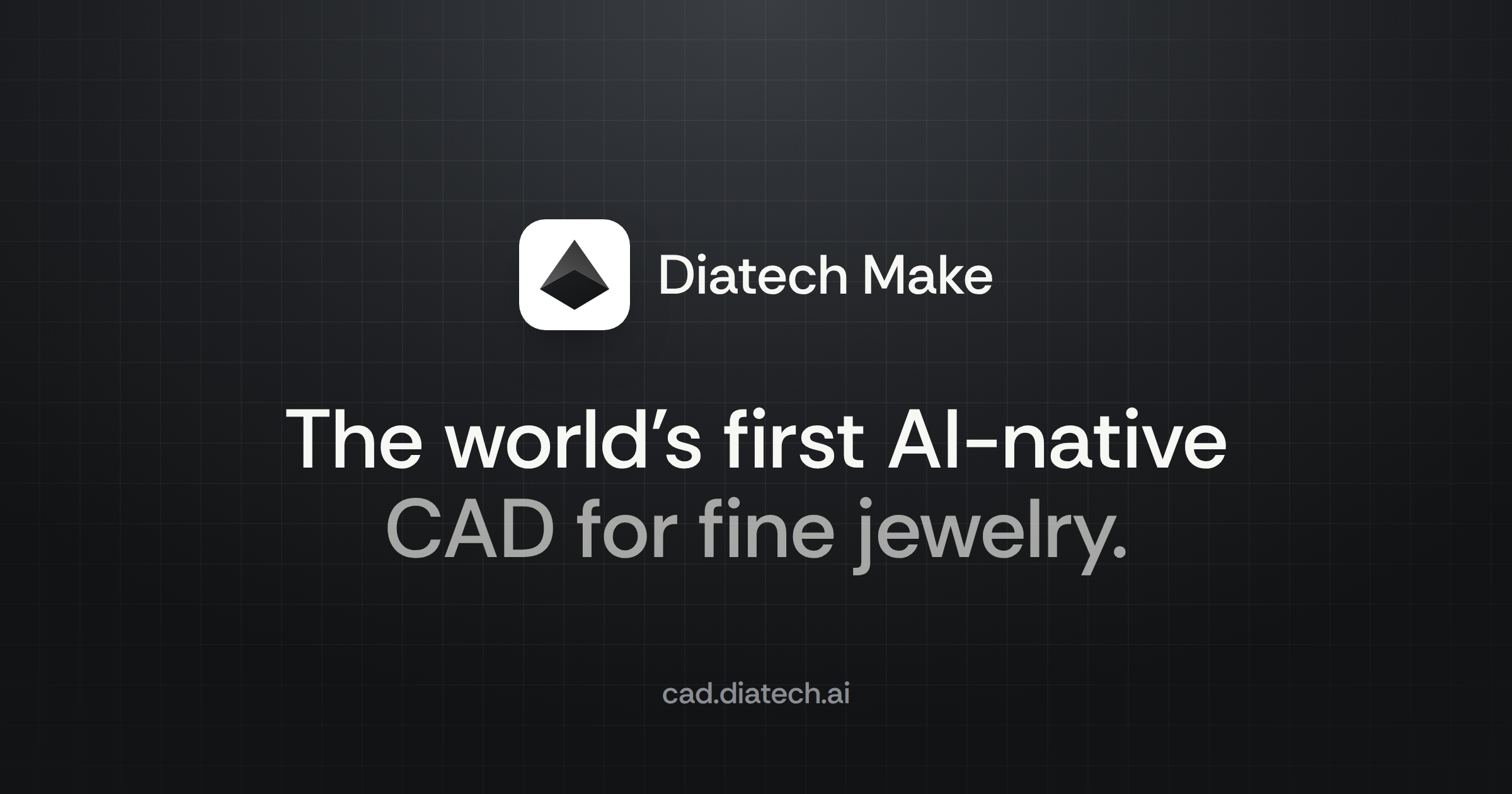 Diatech Make | AI-Native Jewelry CAD Software